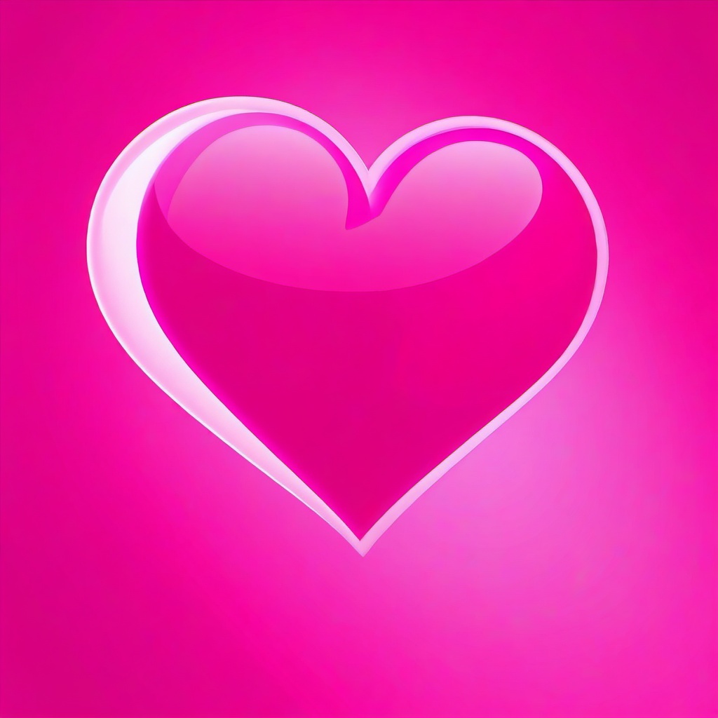 Heart Background Wallpaper - pink heart with pink background  