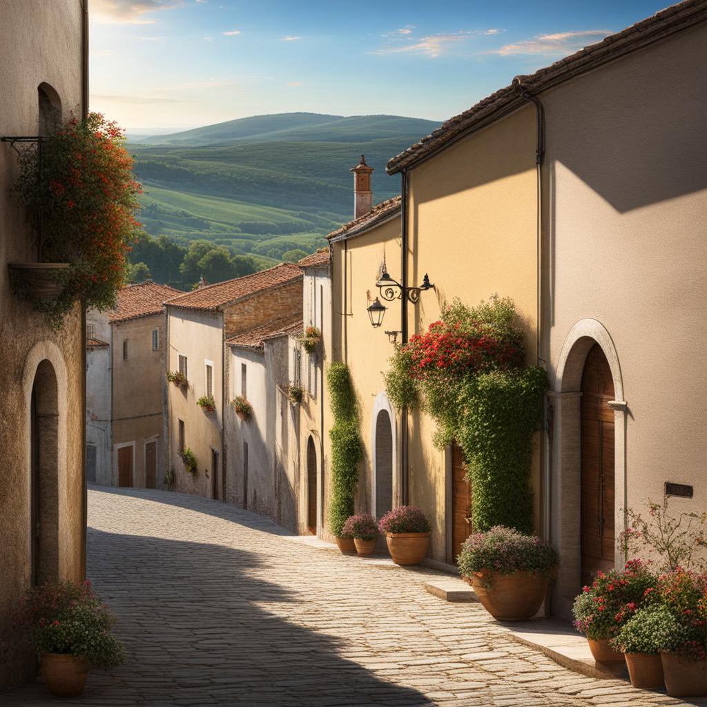 tranquil molise villages - sketch the tranquil villages of molise, where time seems to stand still amid rolling hills and picturesque settings. 