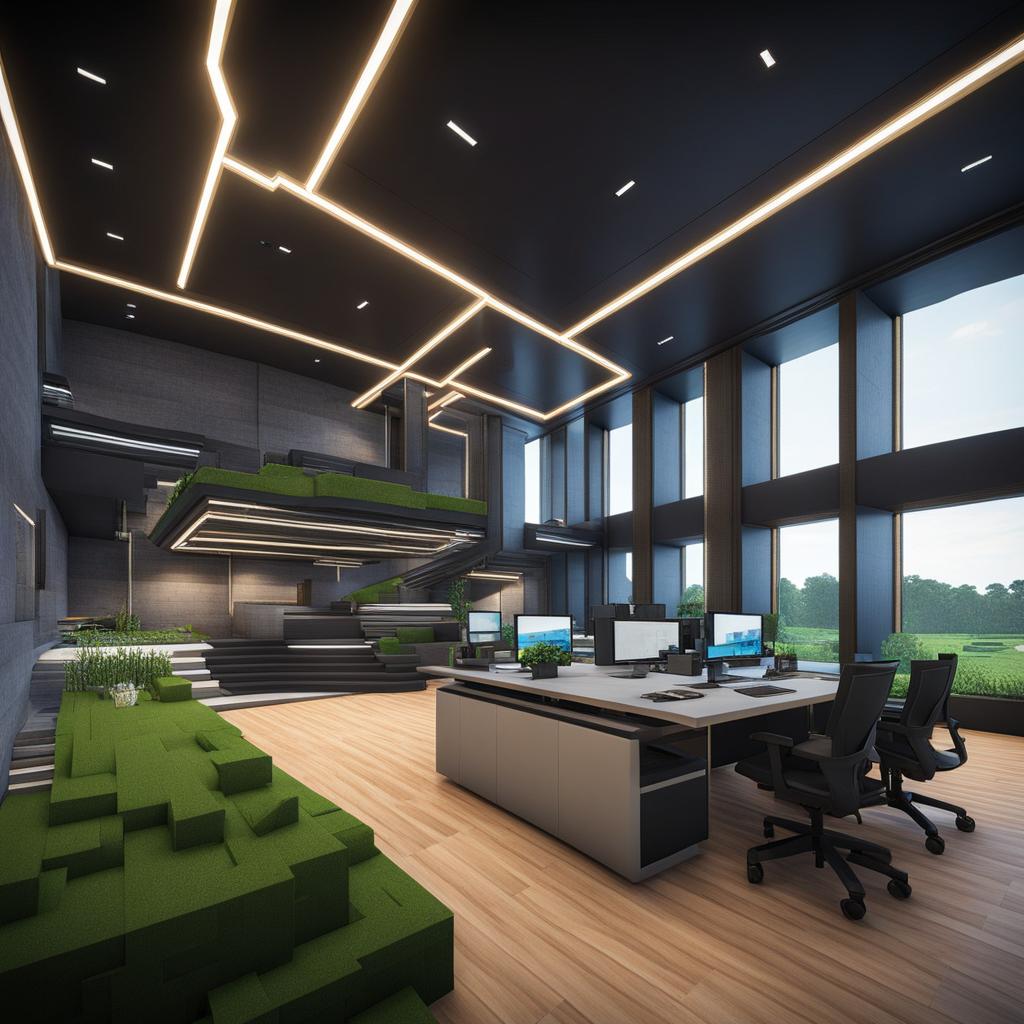 high-tech headquarters for a secret spy organization - minecraft house design ideas 