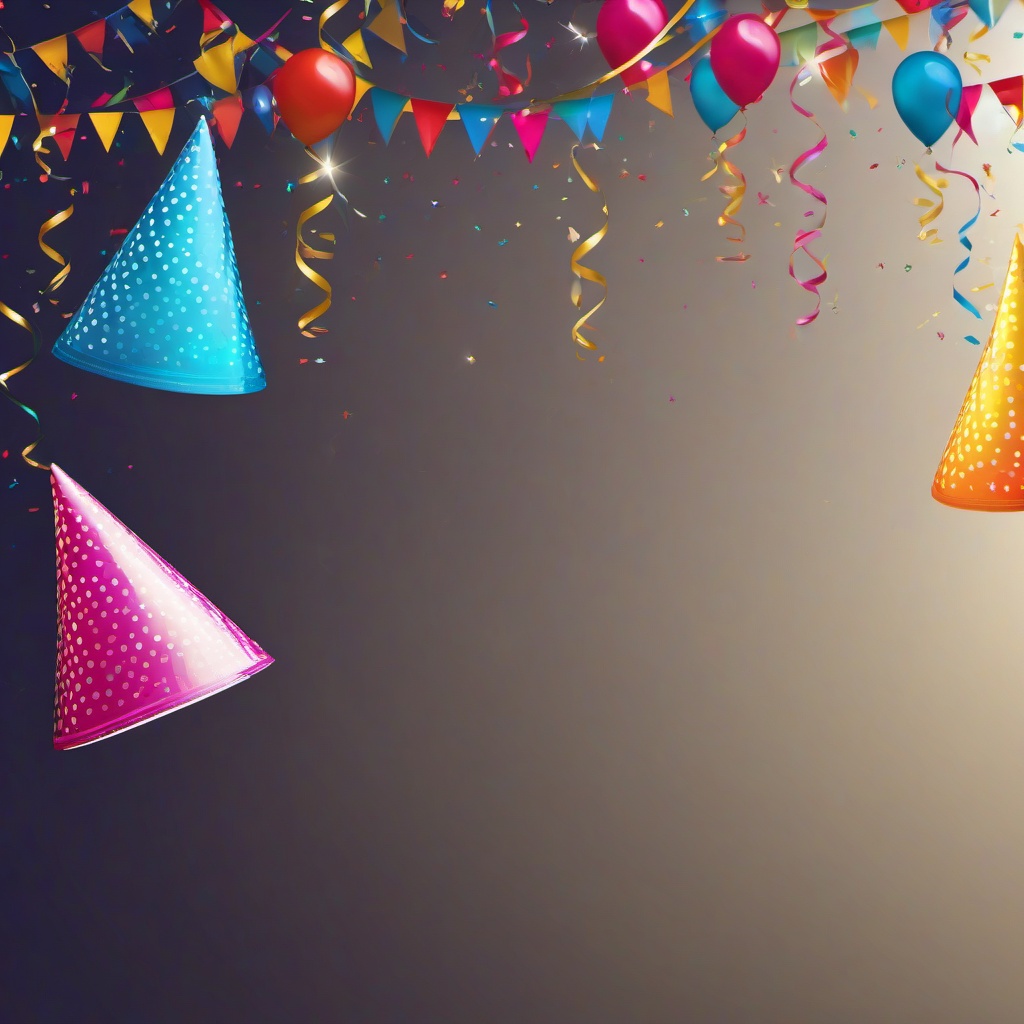 Party Background Wallpaper - transparent party hat  