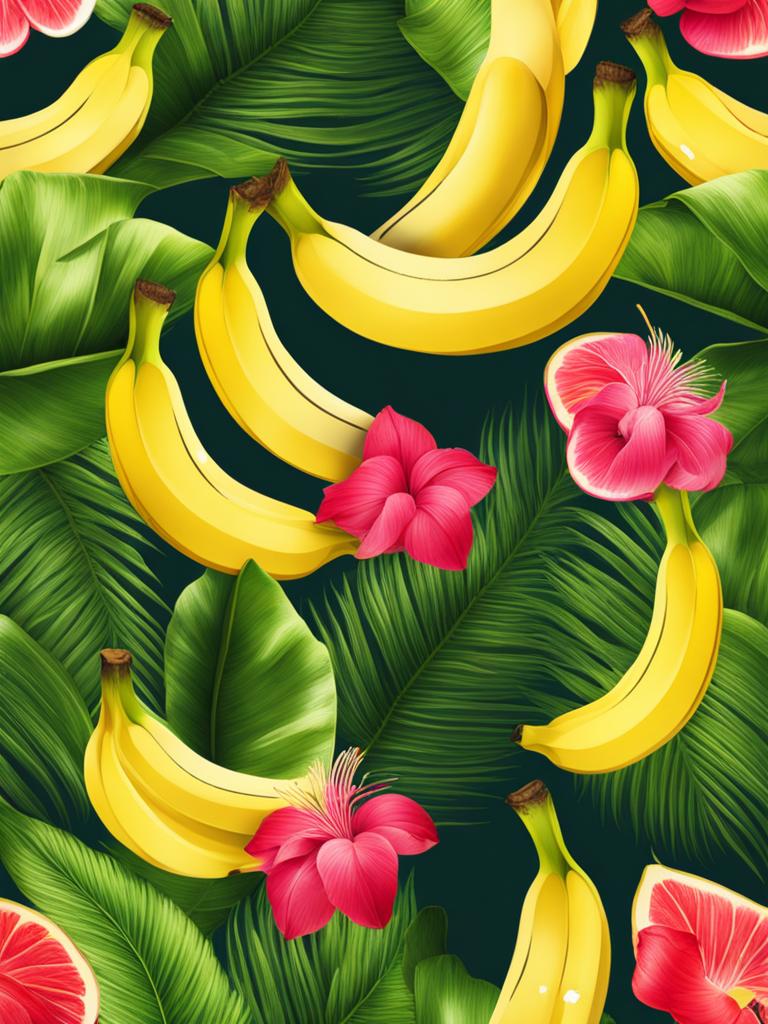 banana clipart transparent background in a tropical paradise - a tropical delight. 