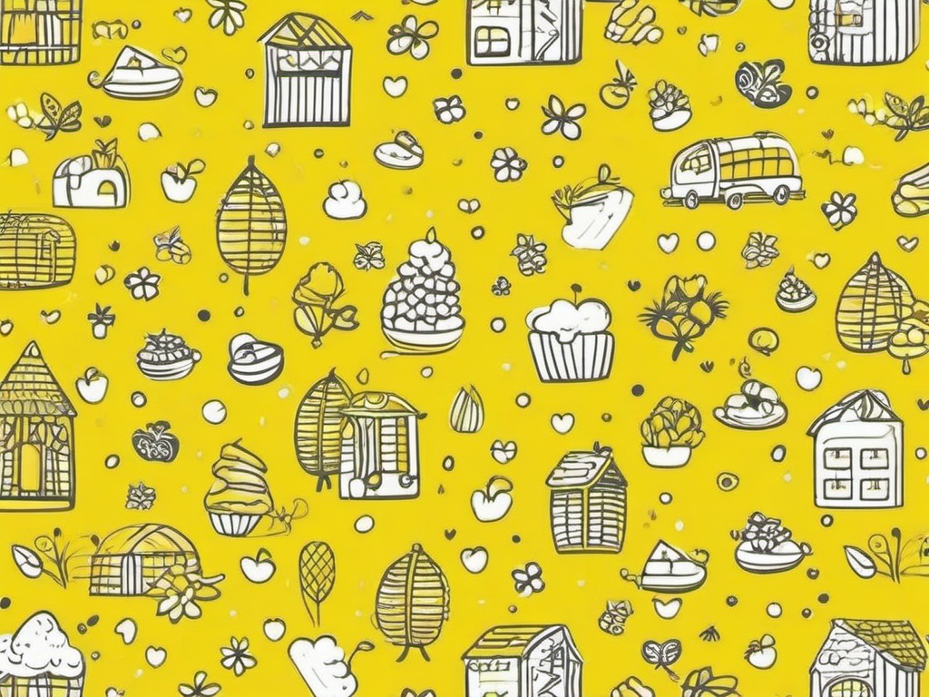 yellow wallpaper cute  ,desktop background wallpaper