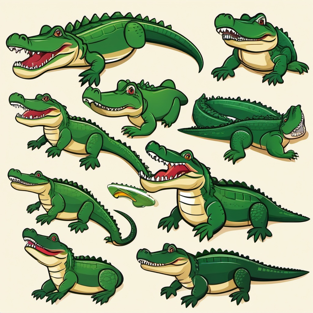 Alligator  clipart