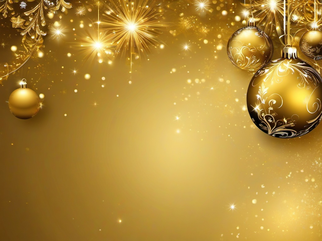 Christmas Wallpaper Gold  