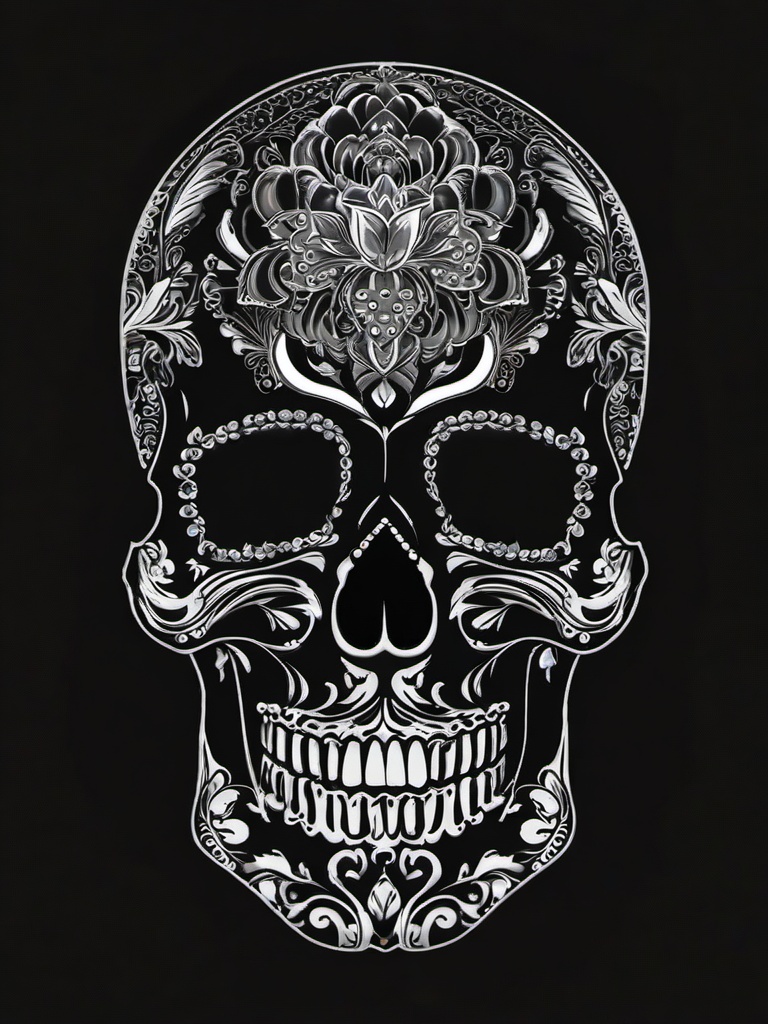 Black Wallpaper Skull  ,mobile iphone background wallpaper