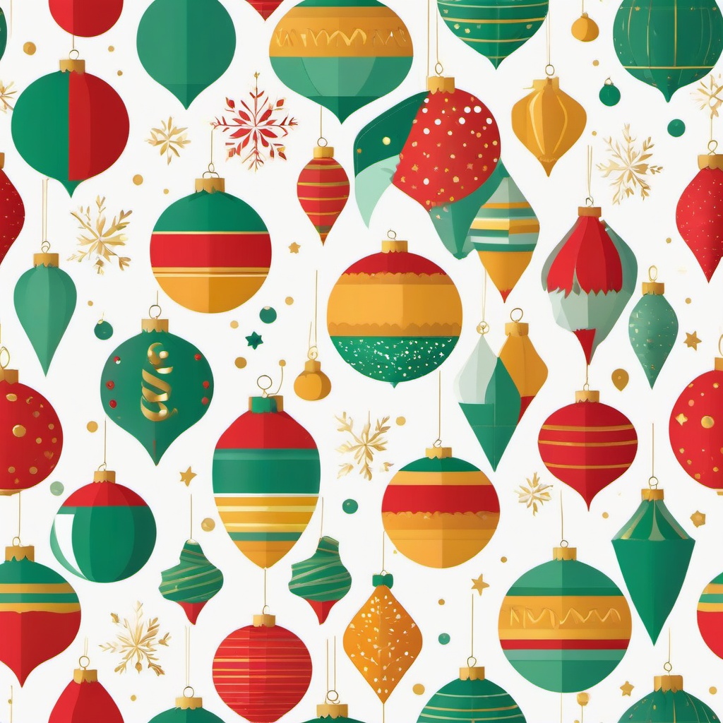 Christmas Ornament clipart - DIY ornament made of paper  color,minimalist,vector clipart