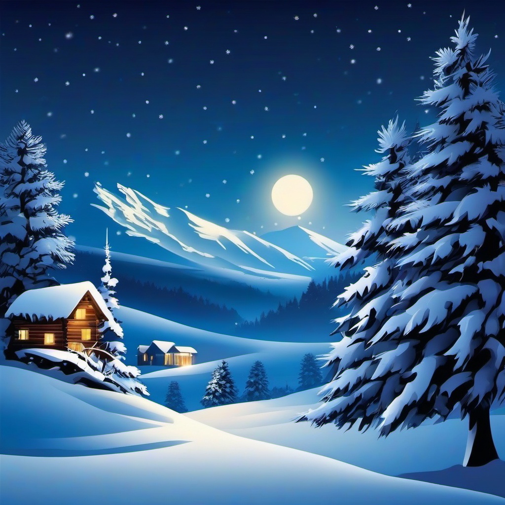 Snow Background Wallpaper - snowy night background  