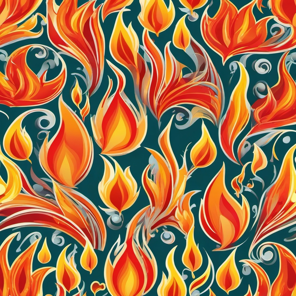 Flame clipart - flame-themed crafts  vector clipart