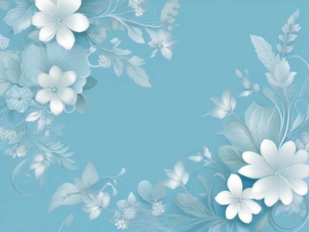 Pretty Blue Background-Light blue with delicate floral patterns for a charming, pretty look  background wallpaper