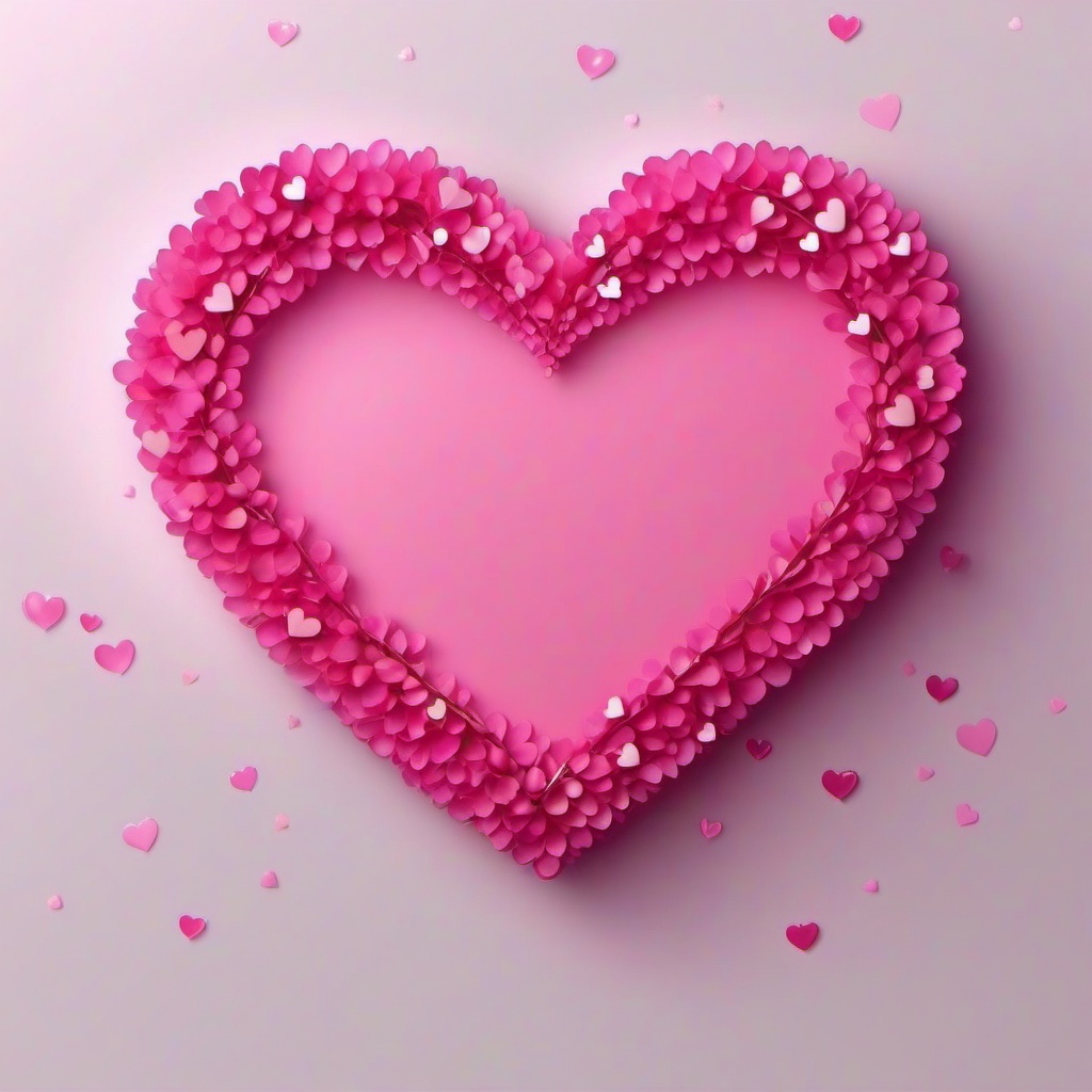 Heart Background Wallpaper - pink heart background aesthetic  