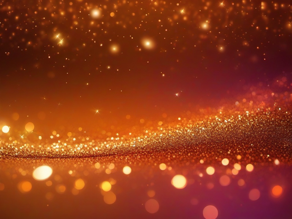 Glitter Orange Background  