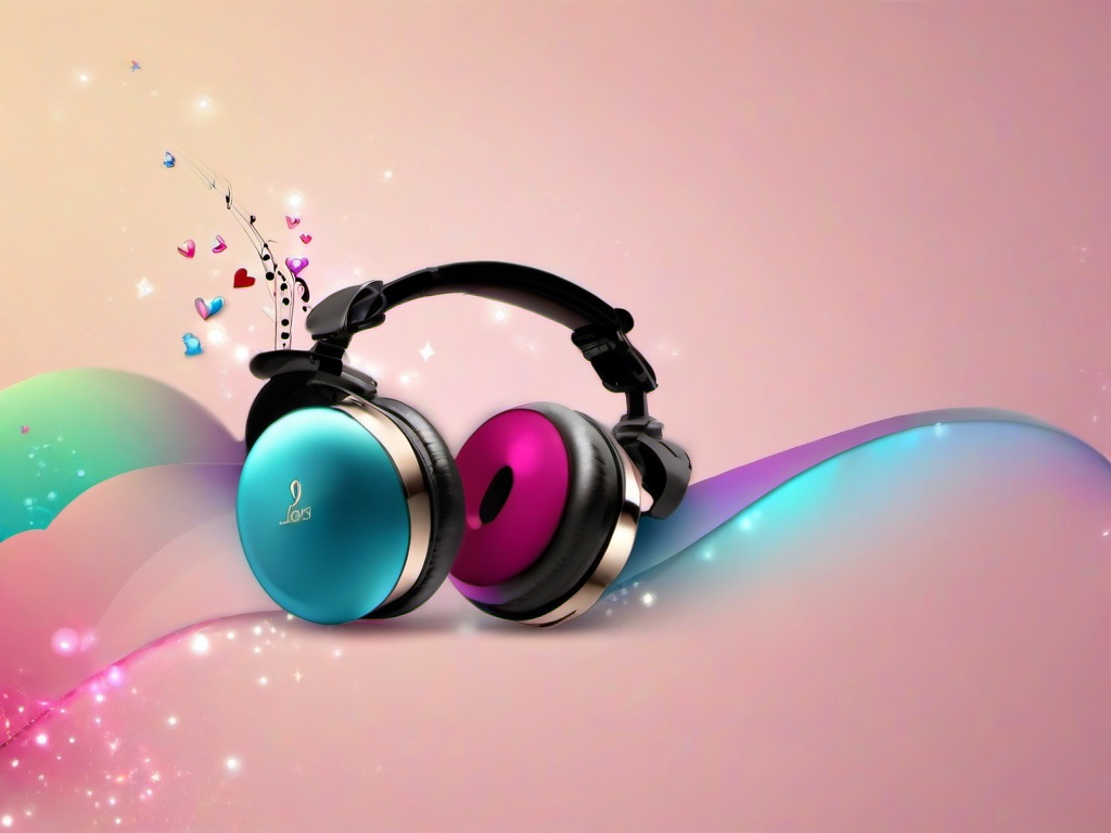 cute headphones wallpaper  ,desktop background wallpaper