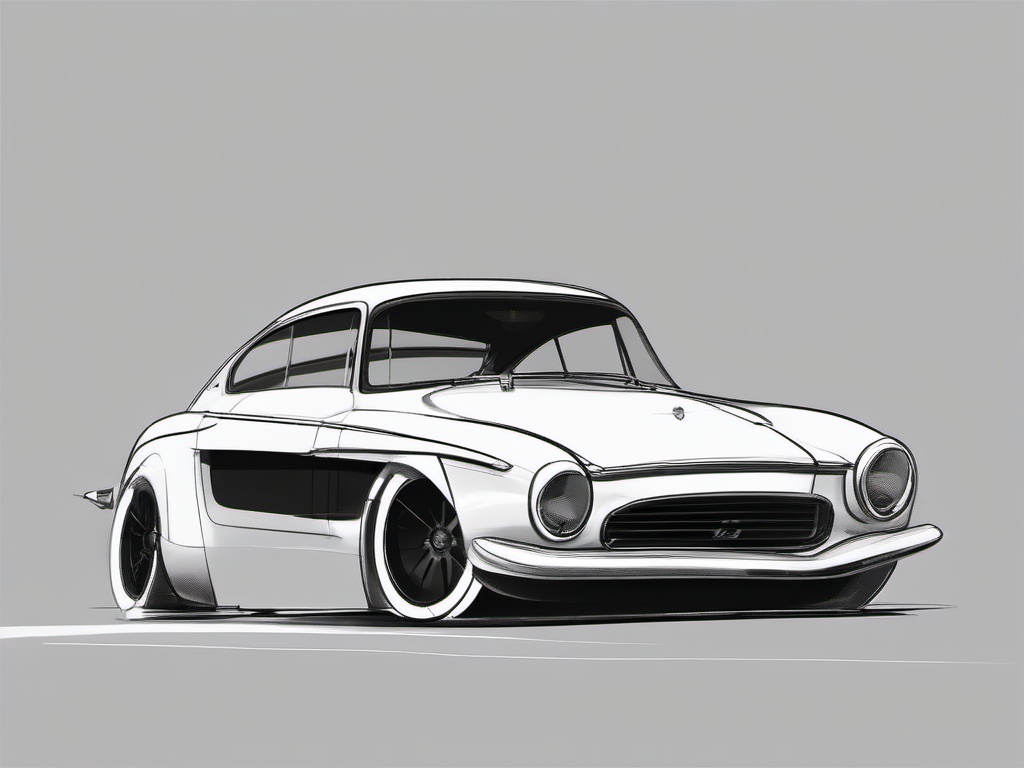 simple sketch of car  minimal rough sketch scribbles,doodles,black and white