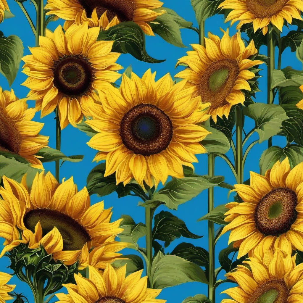 Sunflower Background Wallpaper - sunflower blue sky wallpaper  