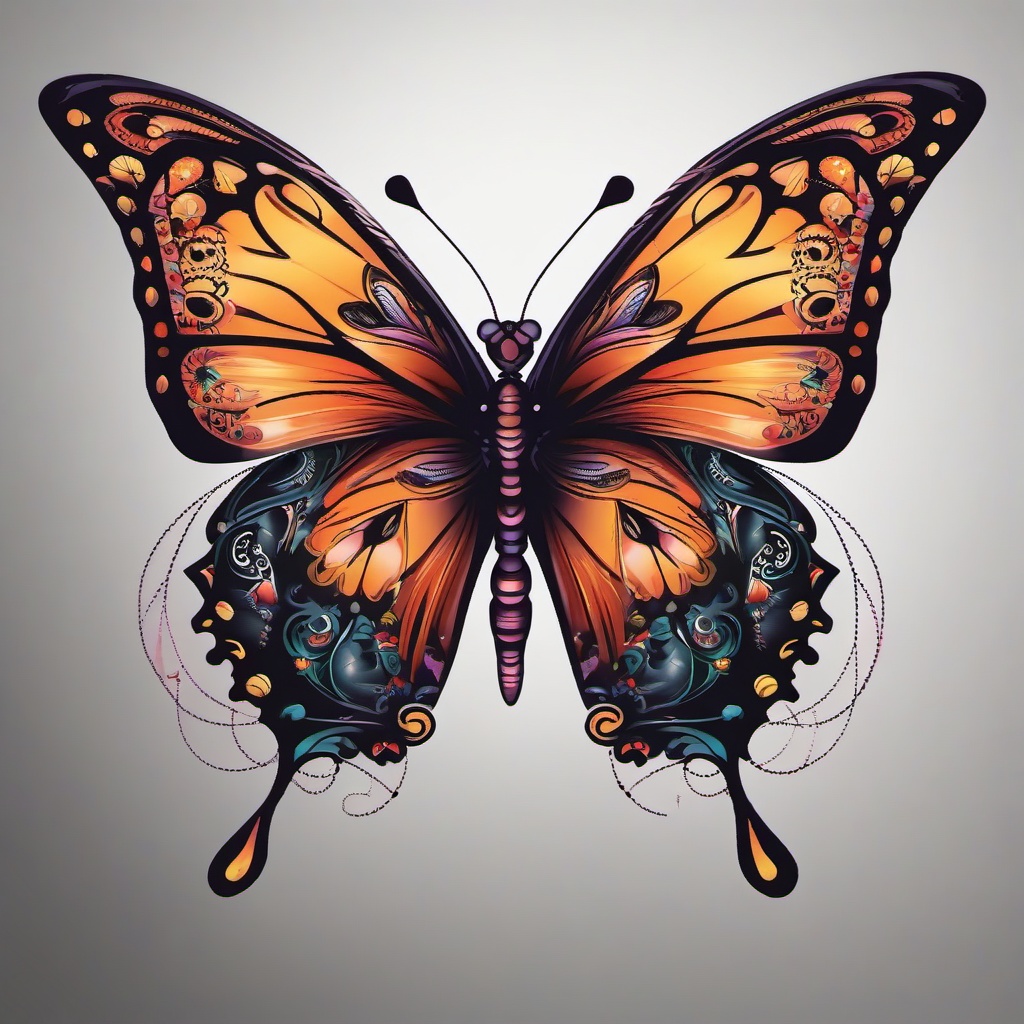 cute butterfly tattoo designs  