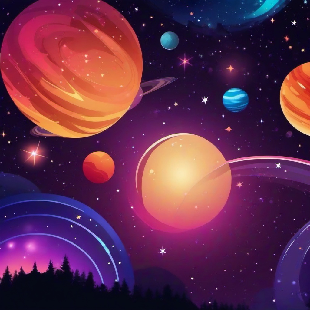 Galaxy Background Wallpaper - galaxy cartoon background  