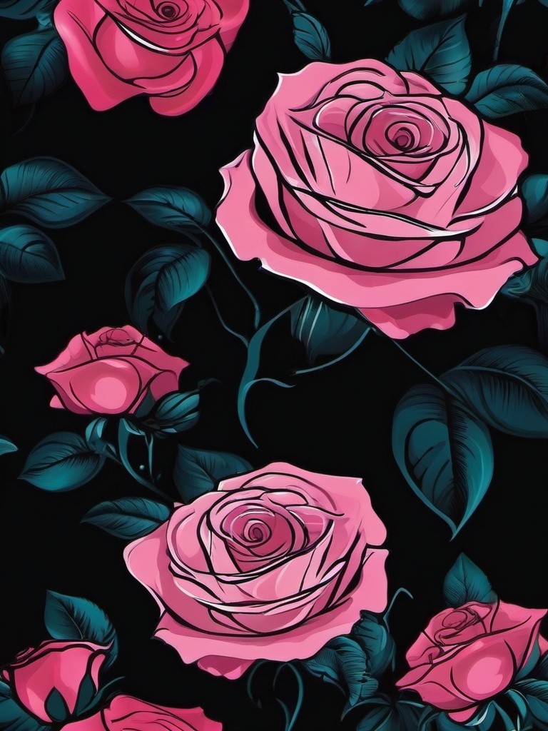 Rose Dark Background  ,mobile iphone background wallpaper