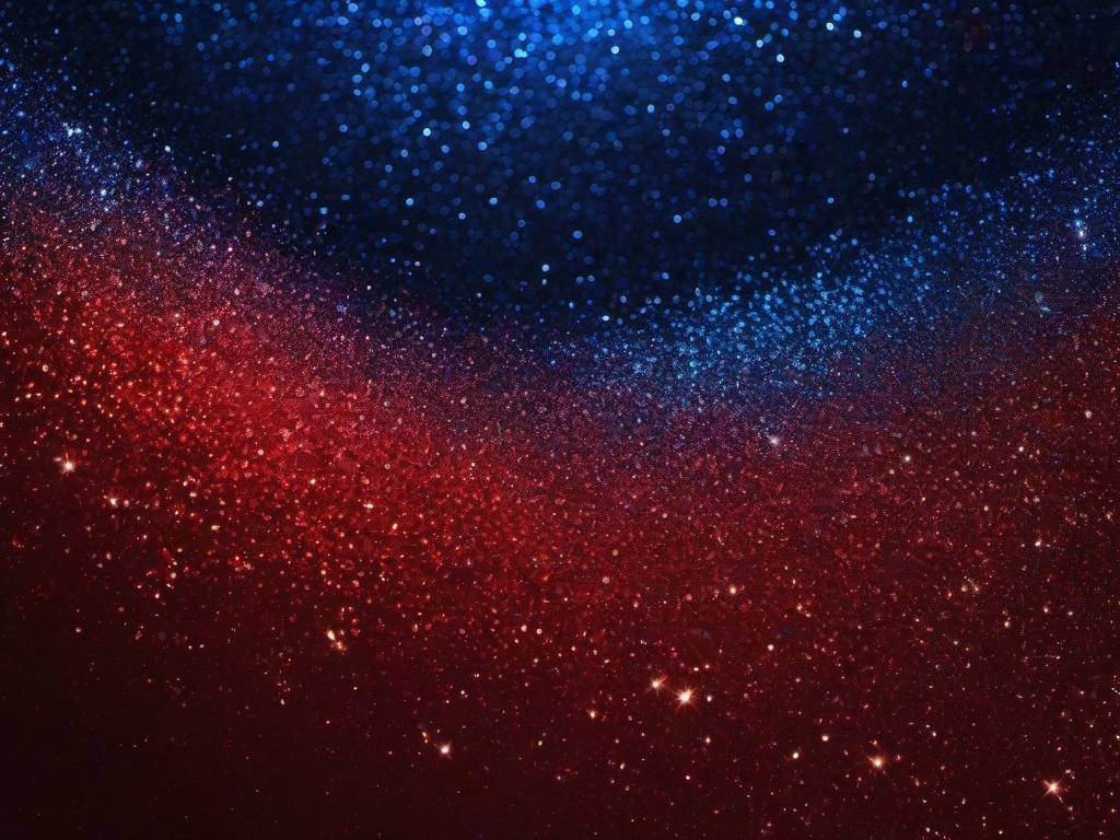 Red And Blue Glitter Background  