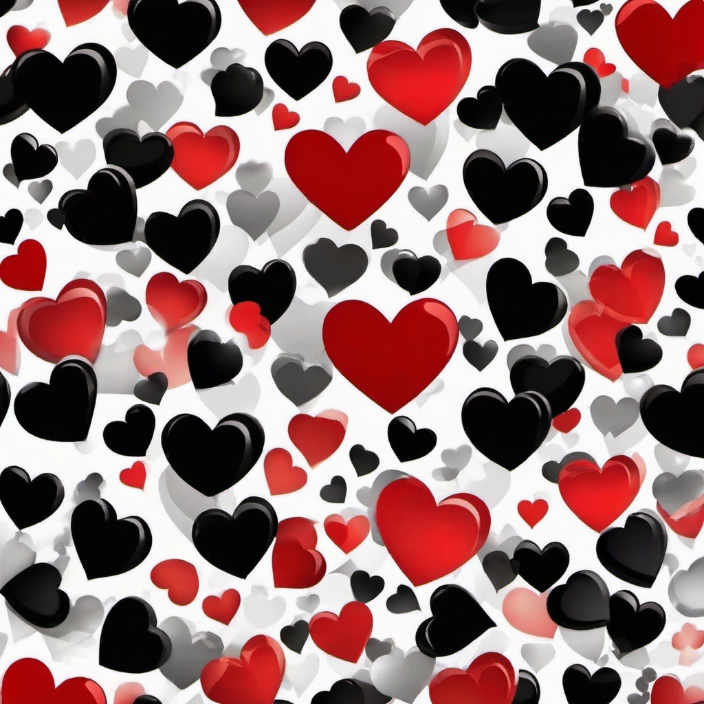 Heart Background Wallpaper - heart background black and red  