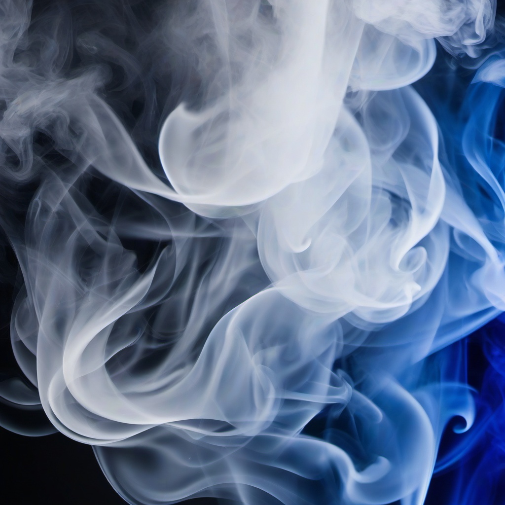 Smoke Background - blue and white smoke background  