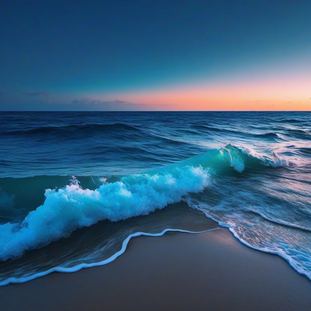 Ocean Background Wallpaper - blue ocean background aesthetic  