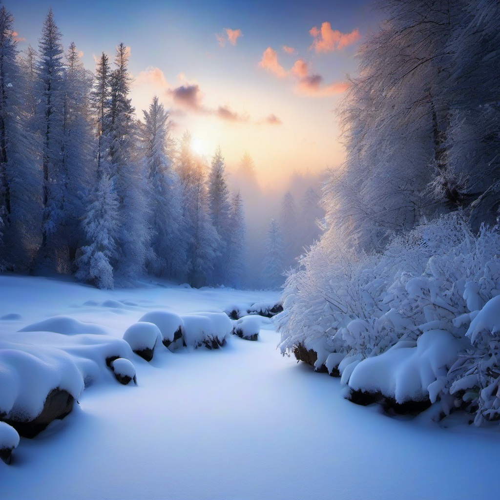 Snow Background Wallpaper - beautiful snowy background  