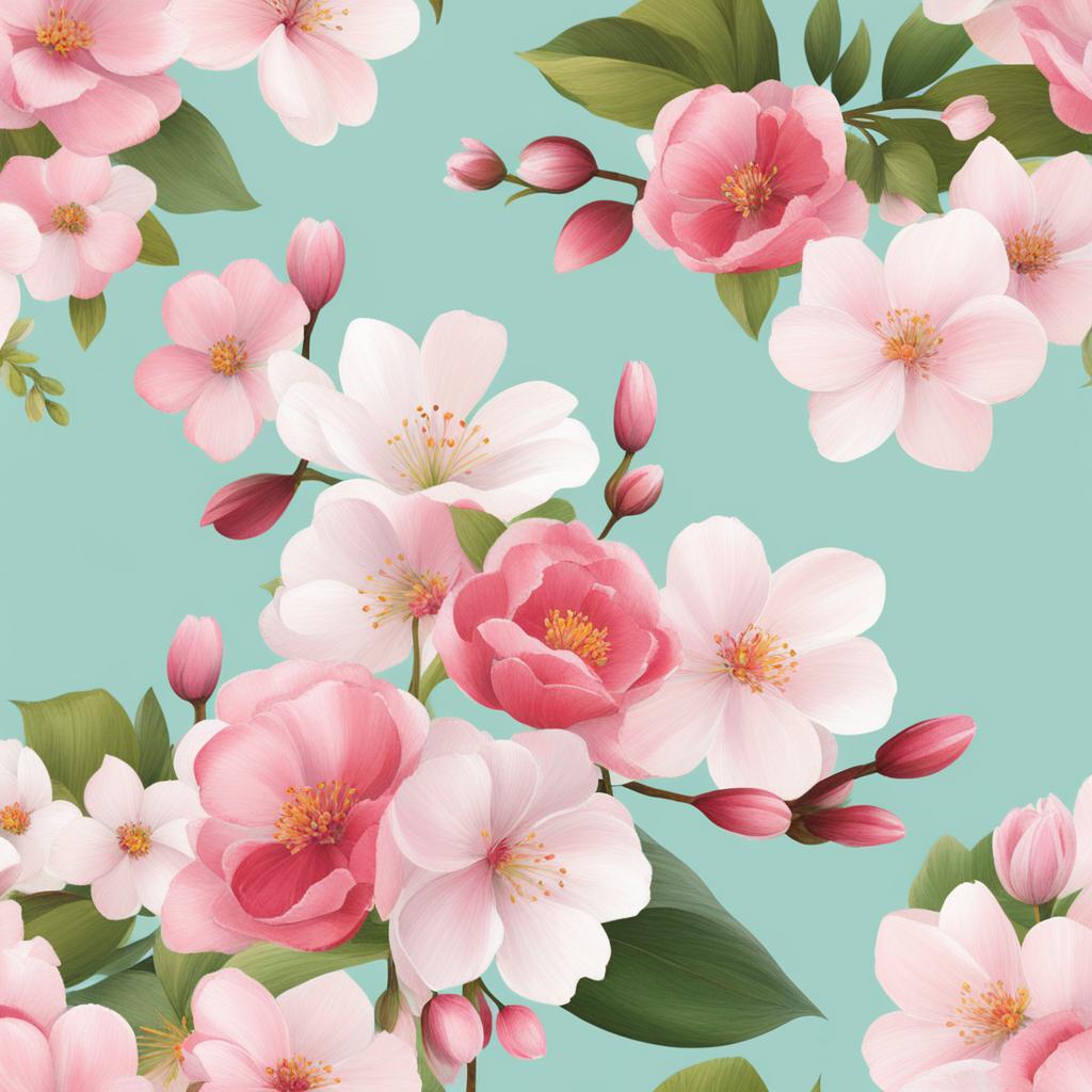 spring clipart,welcoming blossoms and new beginnings 