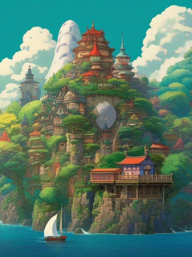 Studio Ghibli Wallpaper - Studio Ghibli World wallpaper, abstract art style, patterns, intricate