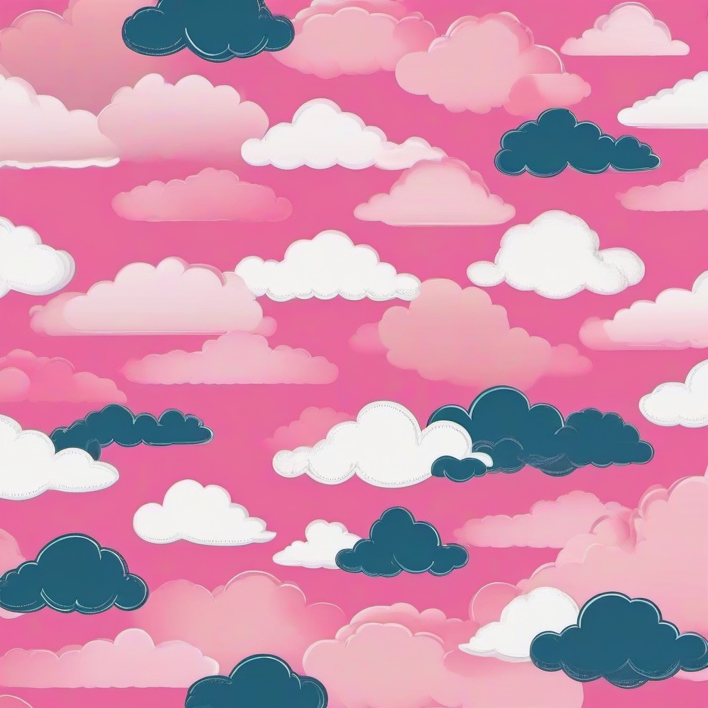 wallpaper clouds pink  