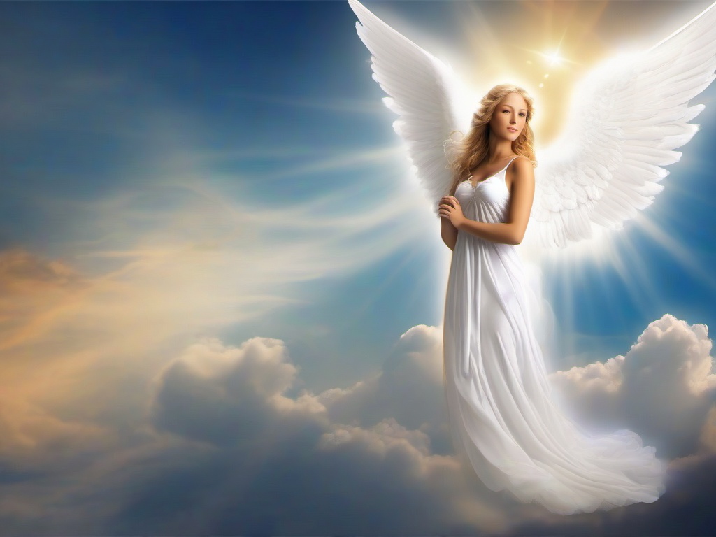 Angel In Heaven Background  