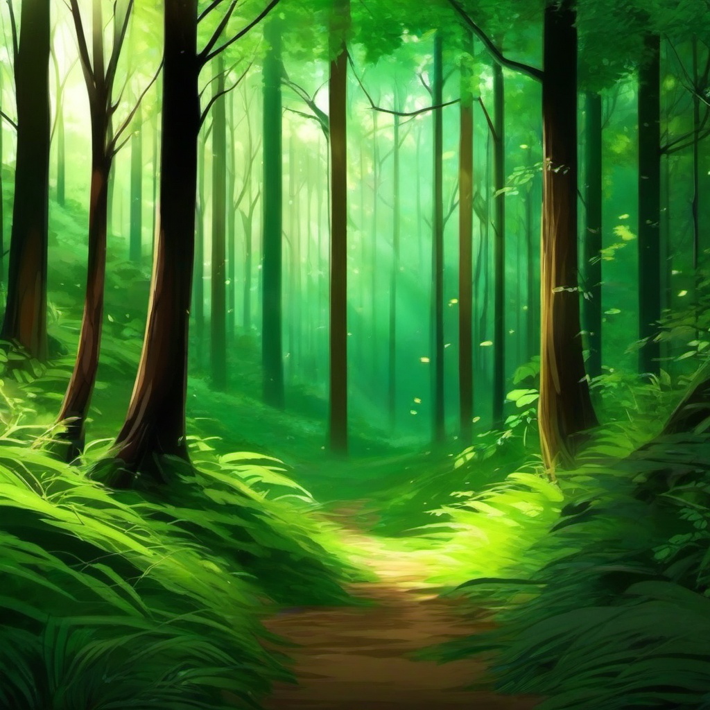 Forest Background Wallpaper - anime forest background  