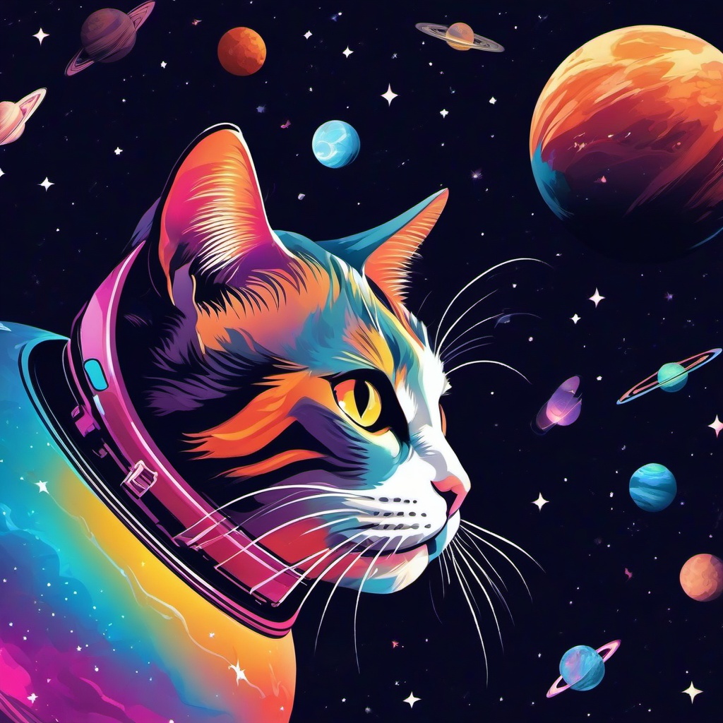 Cat Background Wallpaper - space cat background  