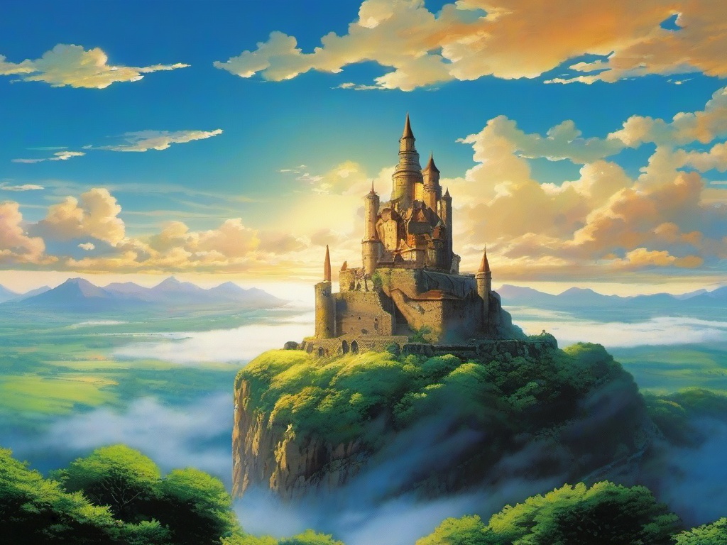 Laputa Castle In The Sky Wallpaper  ,desktop background wallpaper