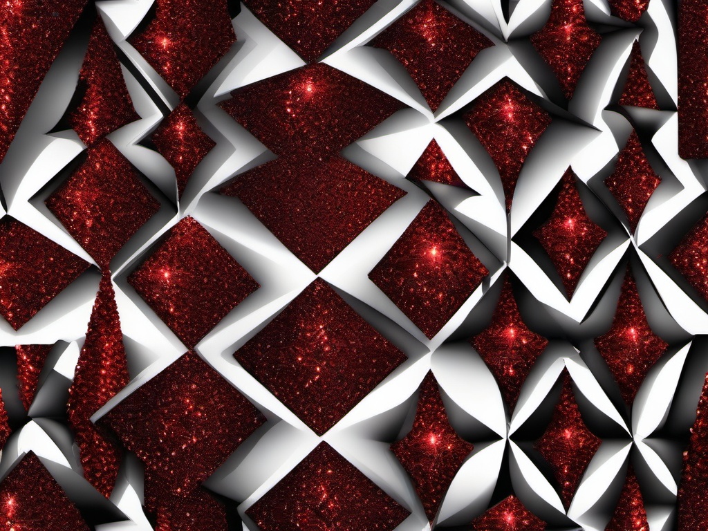 Red And Black Glitter Background  