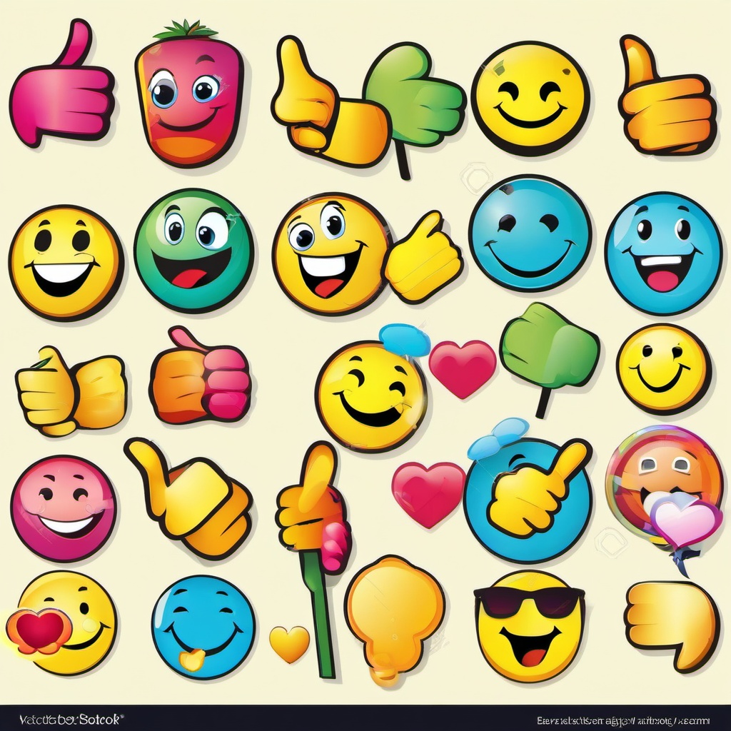 Thumbs Up clipart - thumbs up and smiley faces  vector clipart