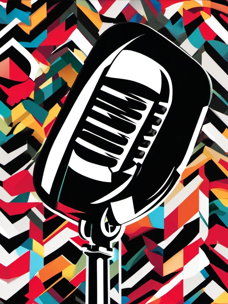 Microphone clipart - microphone featured in a music video  