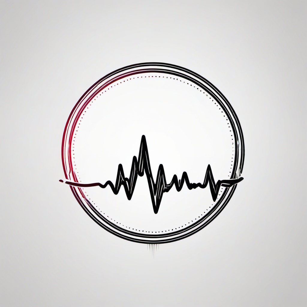 Best Tattoo Heartbeat - Find inspiration for your heartbeat tattoo by exploring top designs considered among the best in the tattoo community.  simple vector color tattoo,minimal,white background