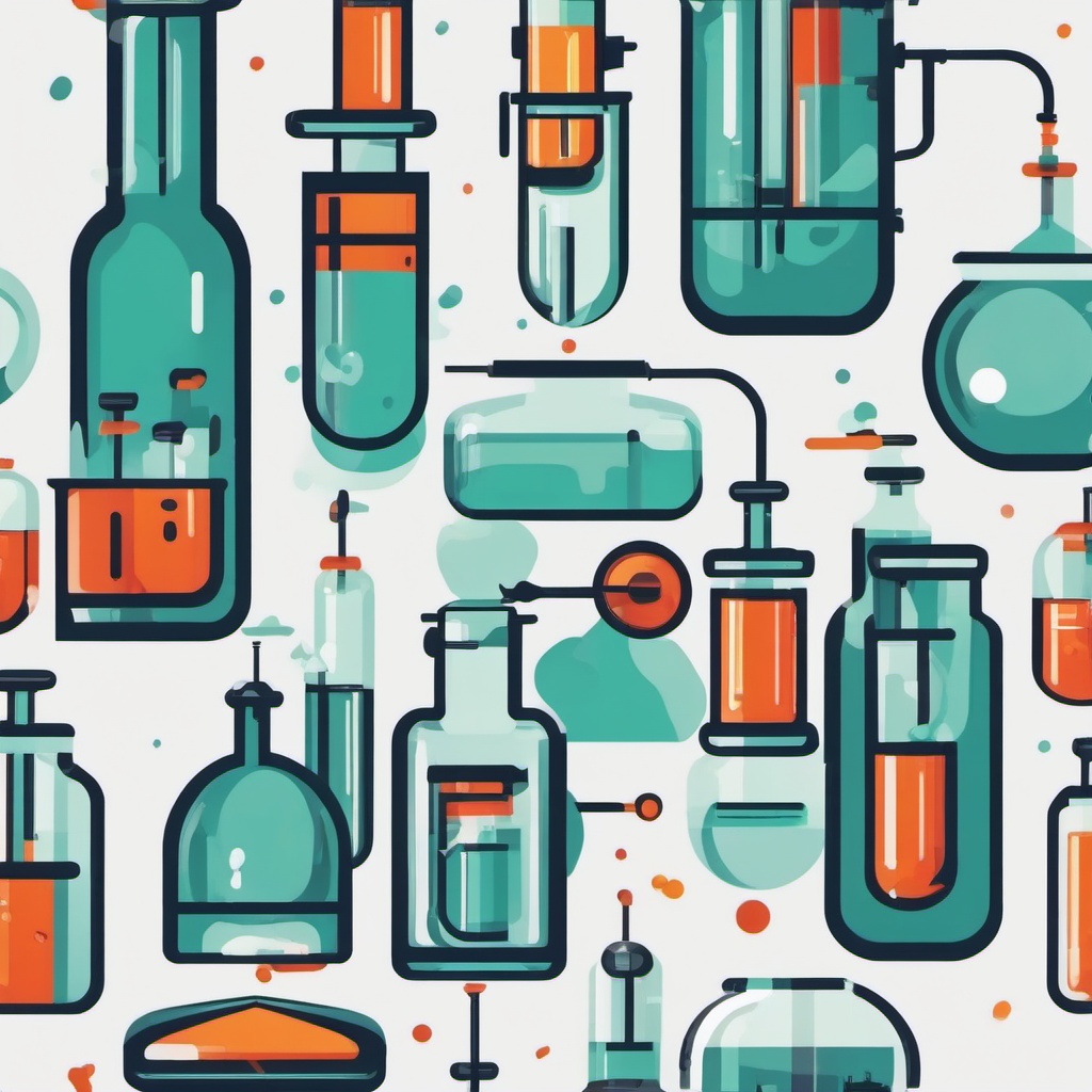 Biotech Research and Experiments clipart - Biotech research and experiments, ,vector color clipart,minimal