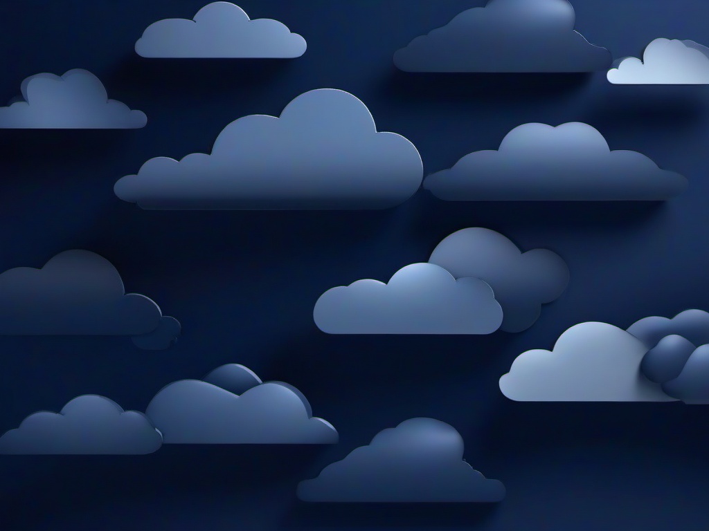 Navy Blue Bg-Rich navy blue with gentle cloud-like patterns in dark tones  background wallpaper