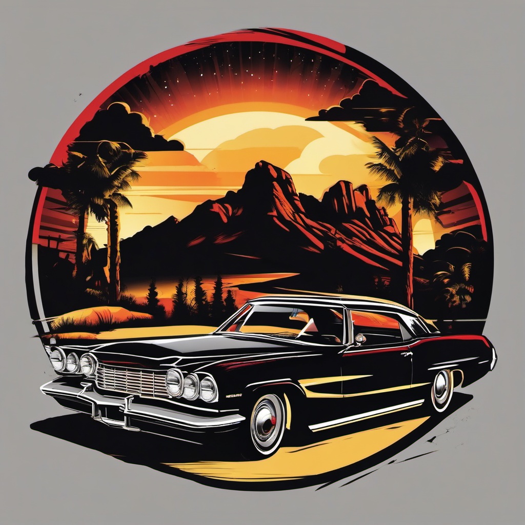 Classic Drive-In Movie - Recreate the magic of classic drive-in movies on your t-shirt. , vector art, splash art, retro t shirt design