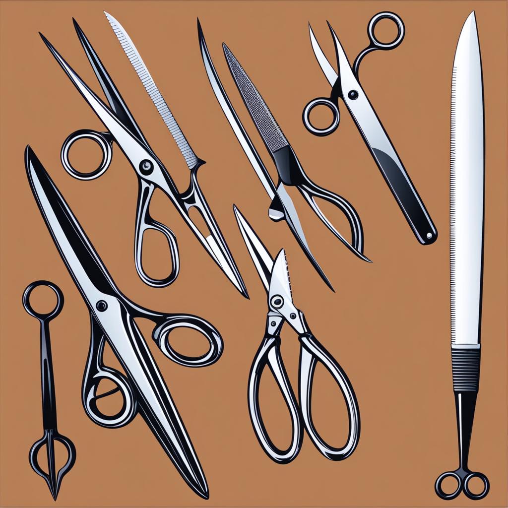 scissors clipart - precision scissors, ready for any cutting task 