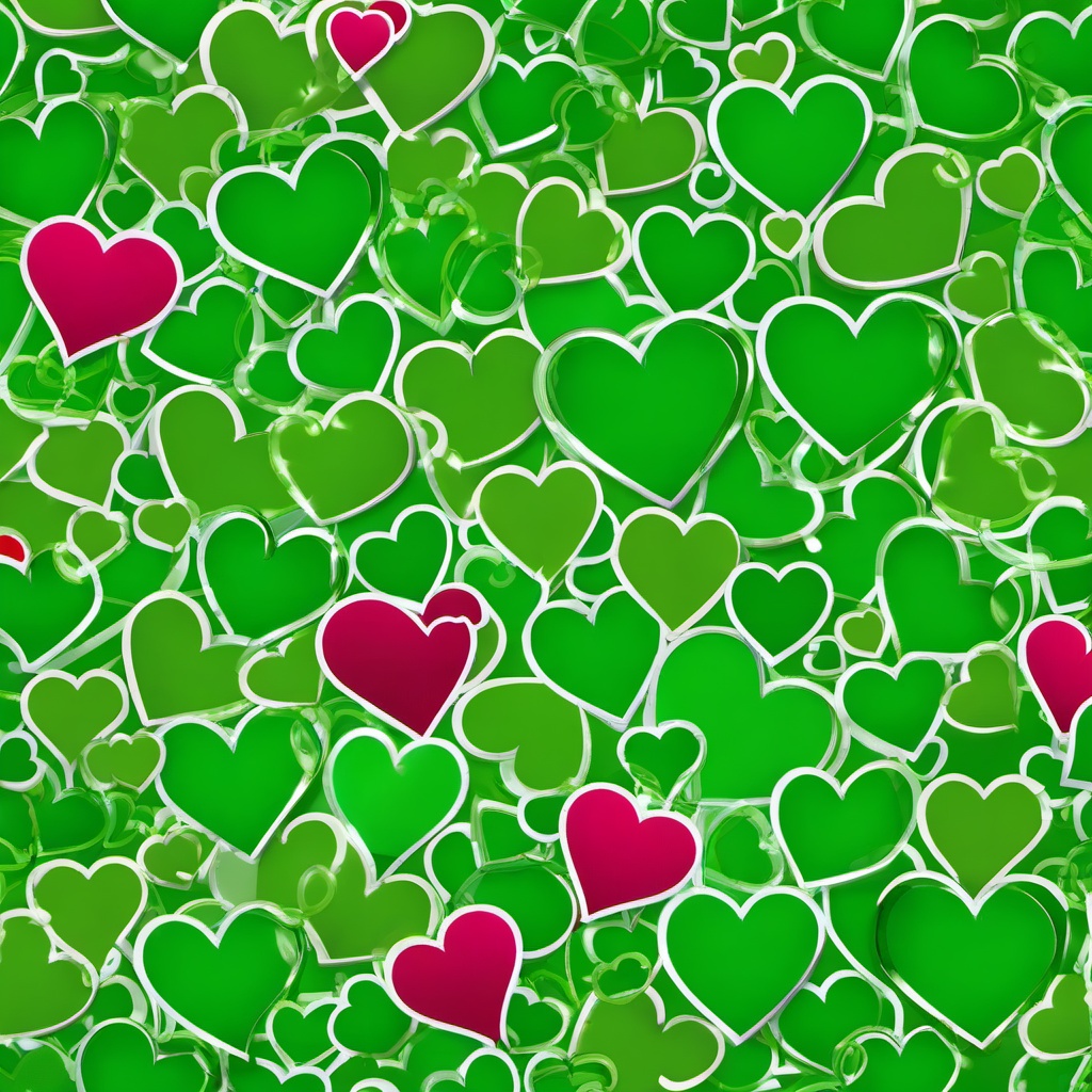 Heart Background Wallpaper - heart green background  