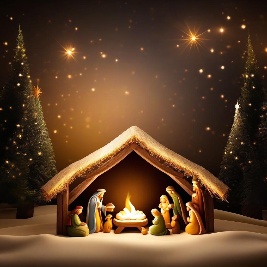 Christmas Background Wallpaper - backdrop nativity scene  