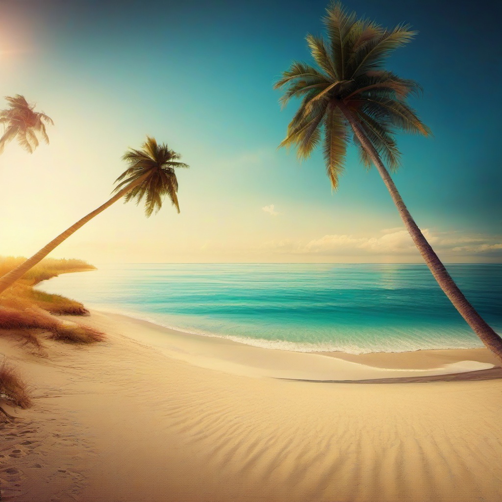 Beach background - beach palm tree wallpaper  