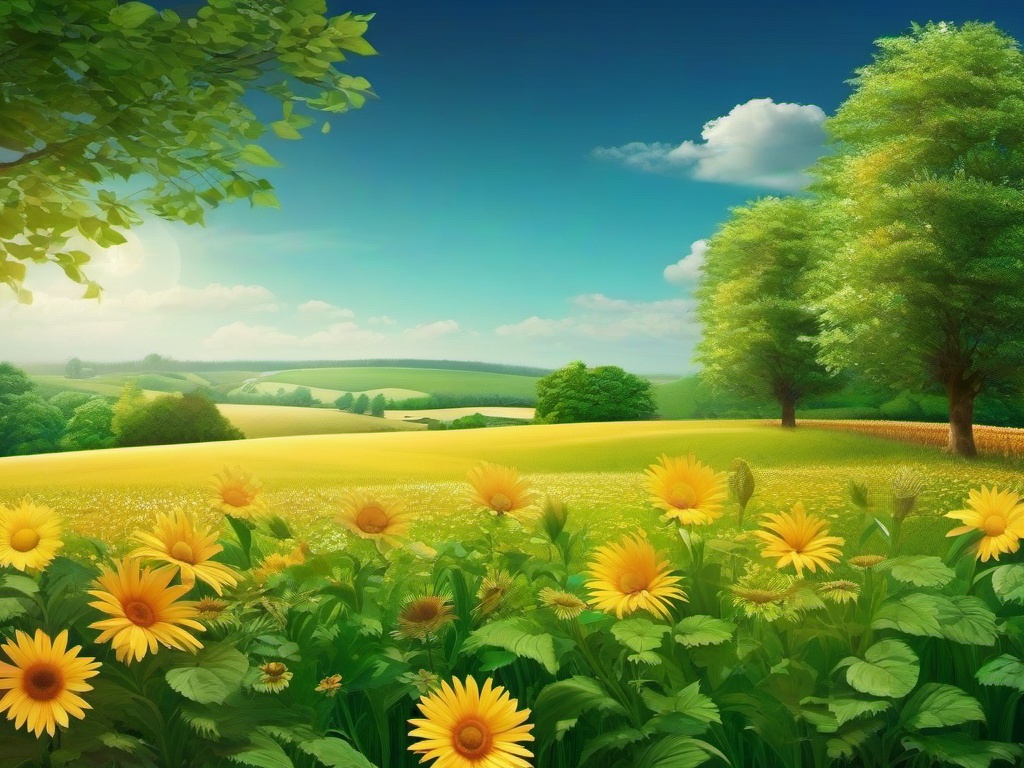 Summer Country Wallpaper  background