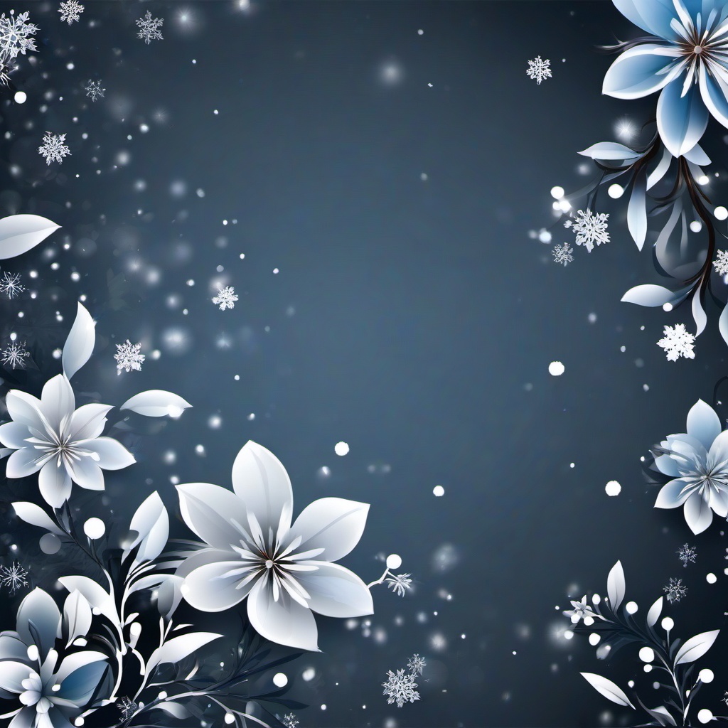 Winter background wallpaper - winter flower background  