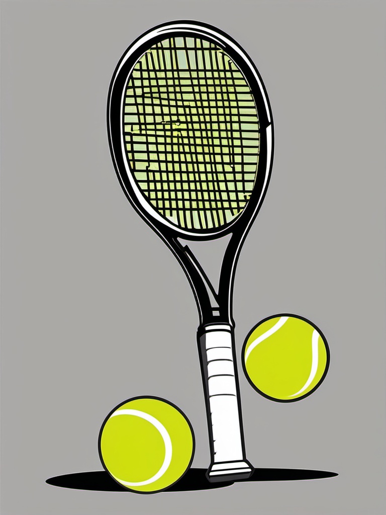 Tennis Ball Clipart - A tennis ball ready for a serve.  color vector clipart, minimal style