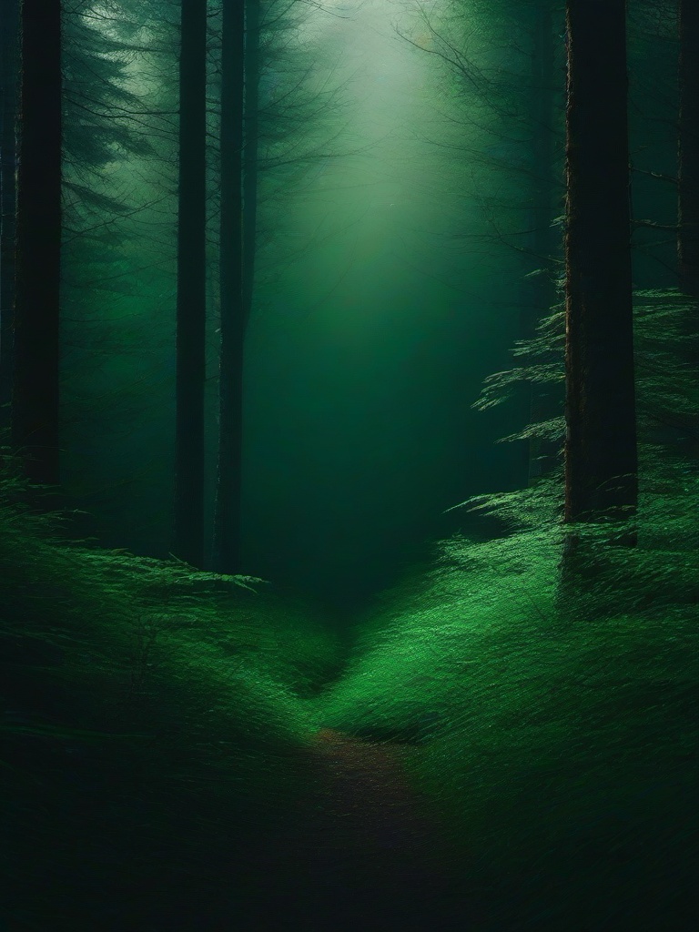 Dark Green Forest Wallpaper  ,mobile iphone background wallpaper