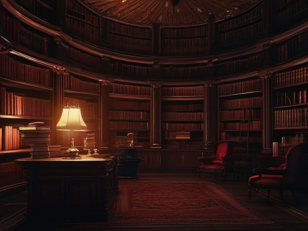 Dark Academia Library Wallpaper  ,desktop background wallpaper