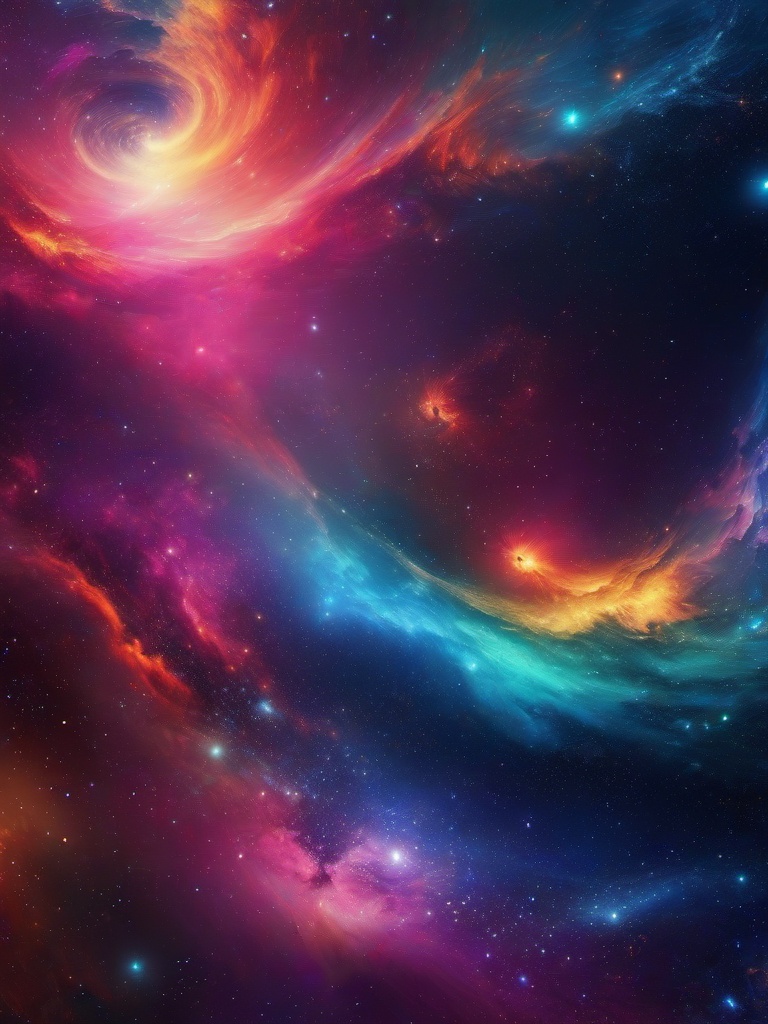 Galaxy Space Wallpaper Exploring the Mysteries of the Cosmic Universe wallpaper splash art, vibrant colors, intricate patterns